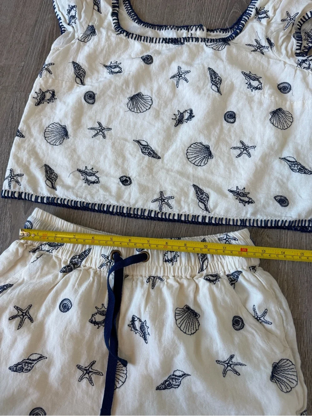 Happily Grey Embroidered Beach Set
